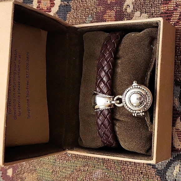 J. Jill Accessories - J.Jill (New) Women's Sterling Silver Charm Locket Watch